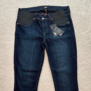 PAIGE High Rise Straight Maternity Jeans (Mona) - Size 30